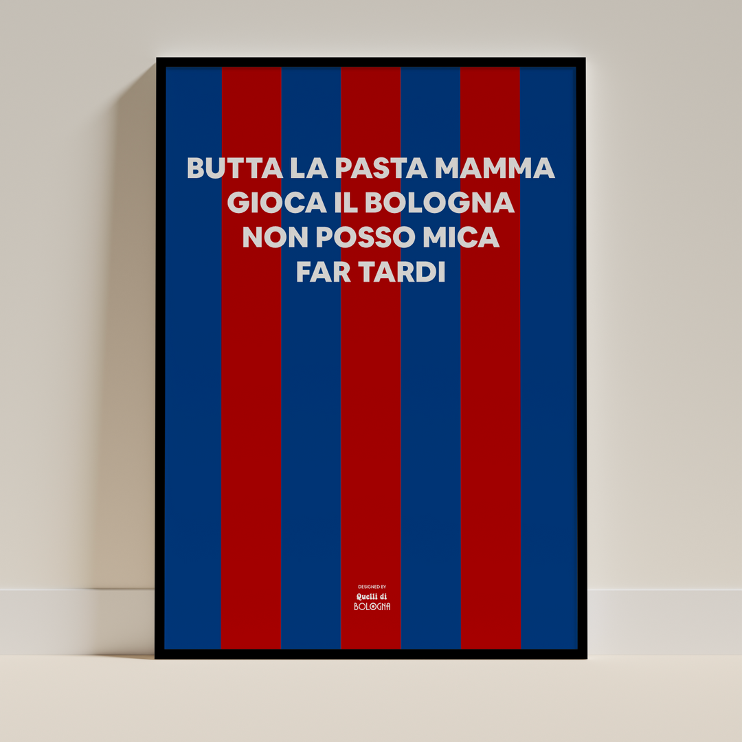 Poster Butta la pasta mamma