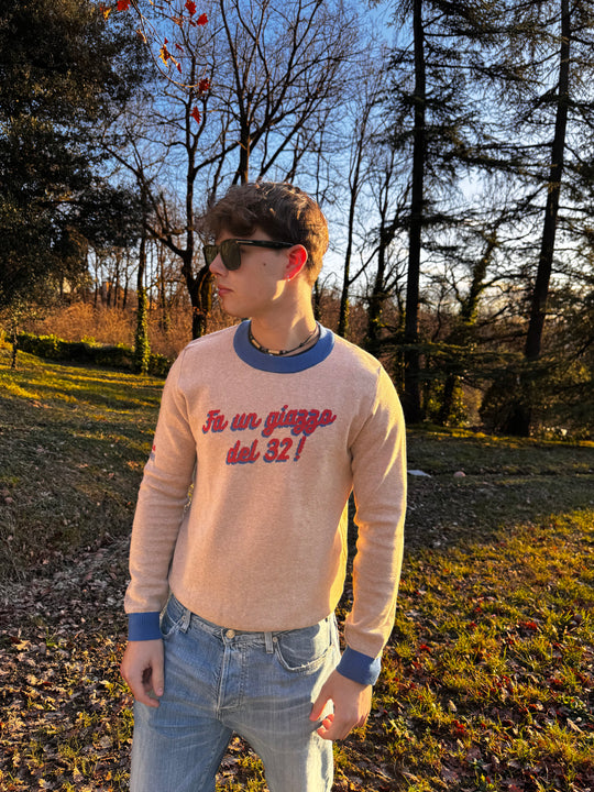 Maglione girocollo Sabbia