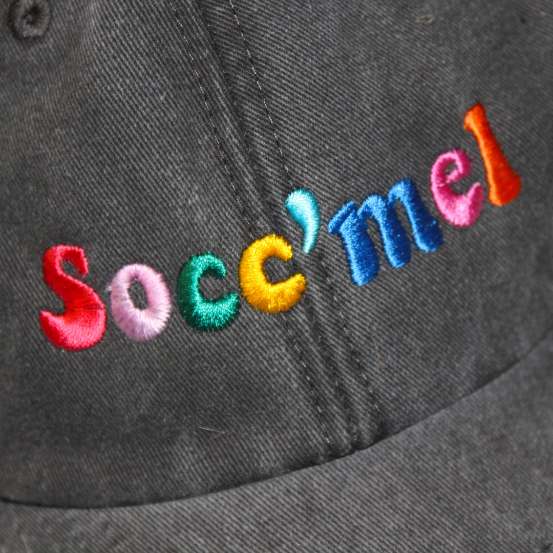 Cappellino vintage Socc'mel ricamato