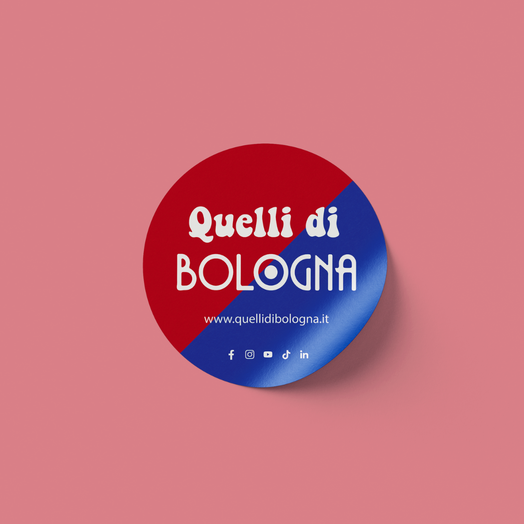 Pacchetto 8 Stickers bolognesi