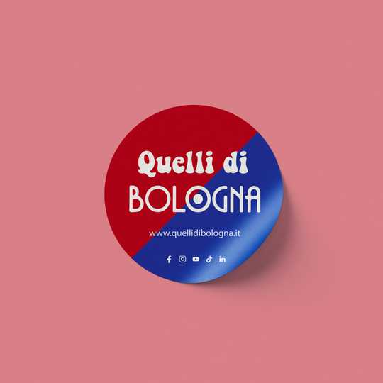 Pacchetto 8 Stickers bolognesi