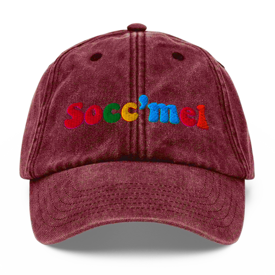 Cappellino vintage Socc'mel ricamato