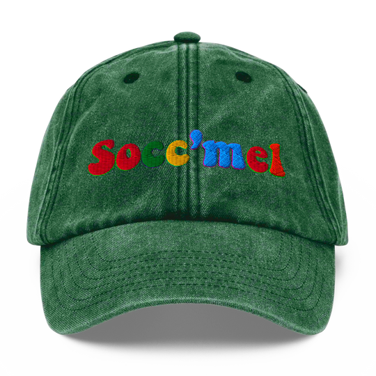 Cappellino vintage Socc'mel ricamato