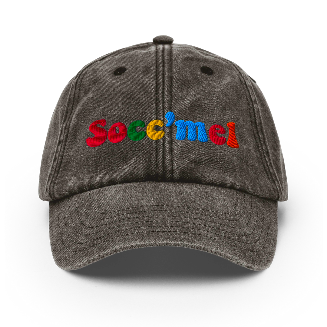 Cappellino vintage Socc'mel ricamato