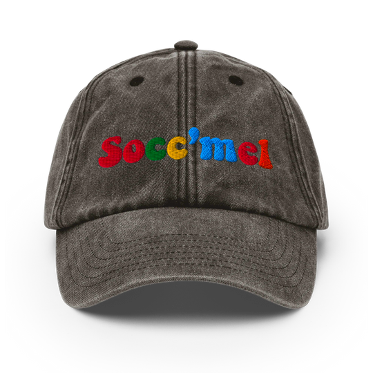Cappellino vintage Socc'mel ricamato