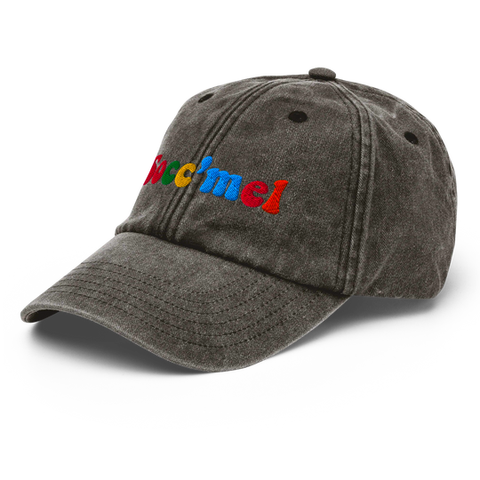 Cappellino vintage Socc'mel ricamato