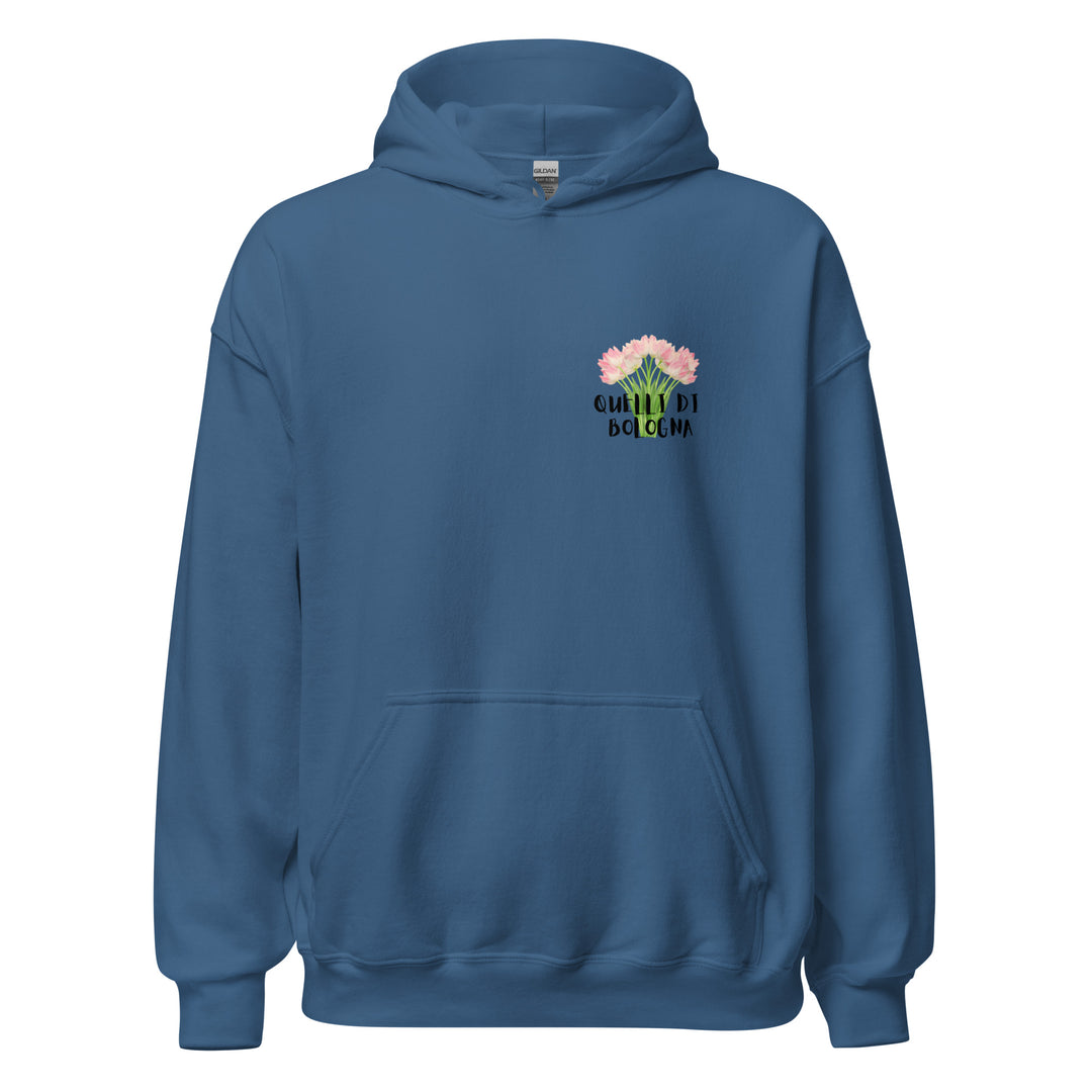 Felpa con cappuccio scritta romantica