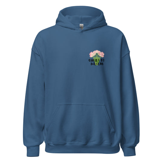Felpa con cappuccio scritta romantica
