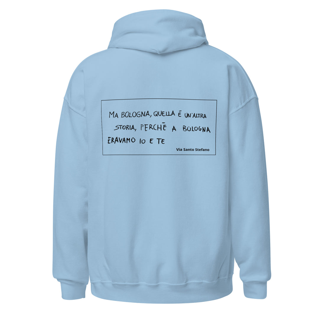 Felpa con cappuccio scritta romantica