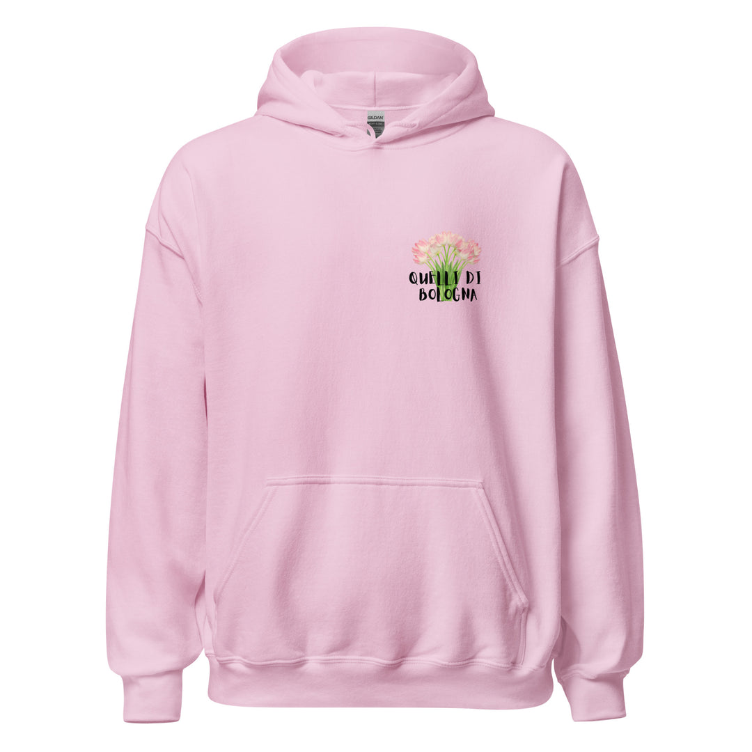 Felpa con cappuccio scritta romantica