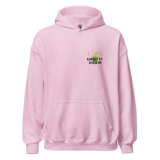 Felpa con cappuccio scritta romantica