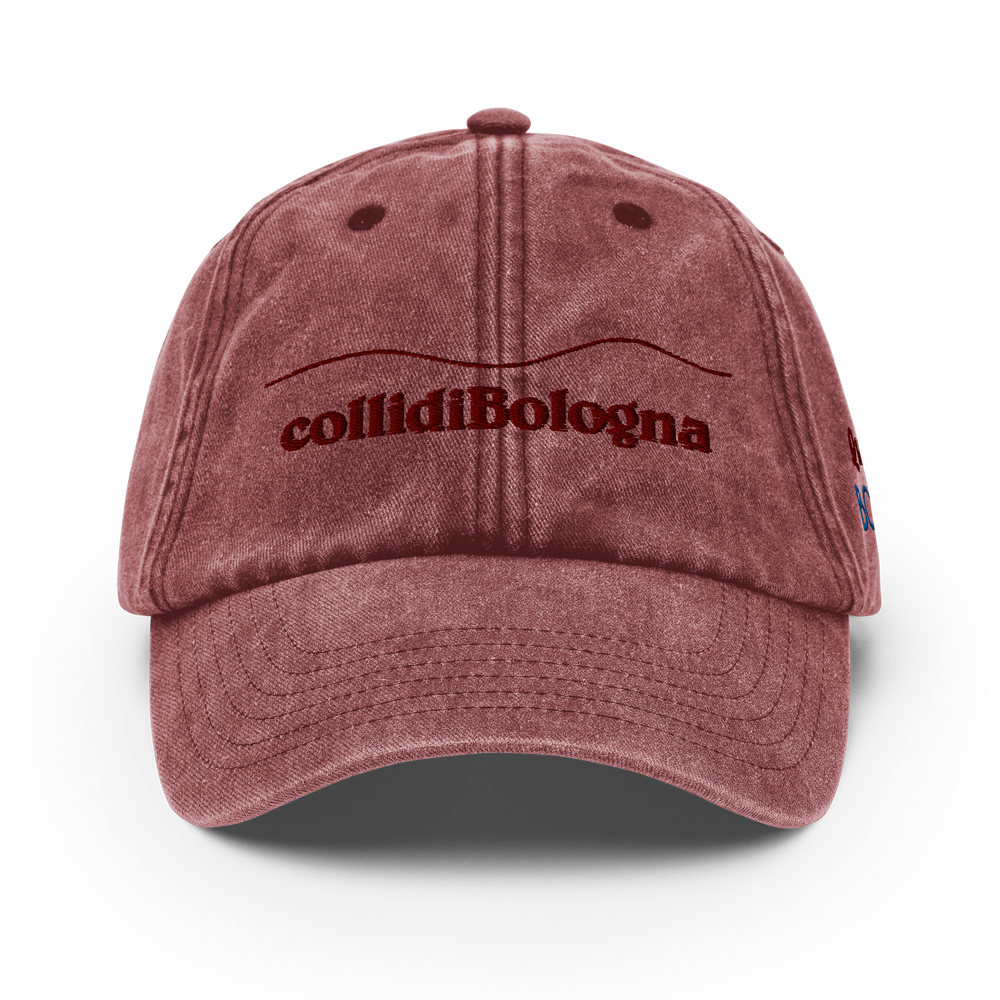 Cappellino vintage Colli di Bologna Ricamato